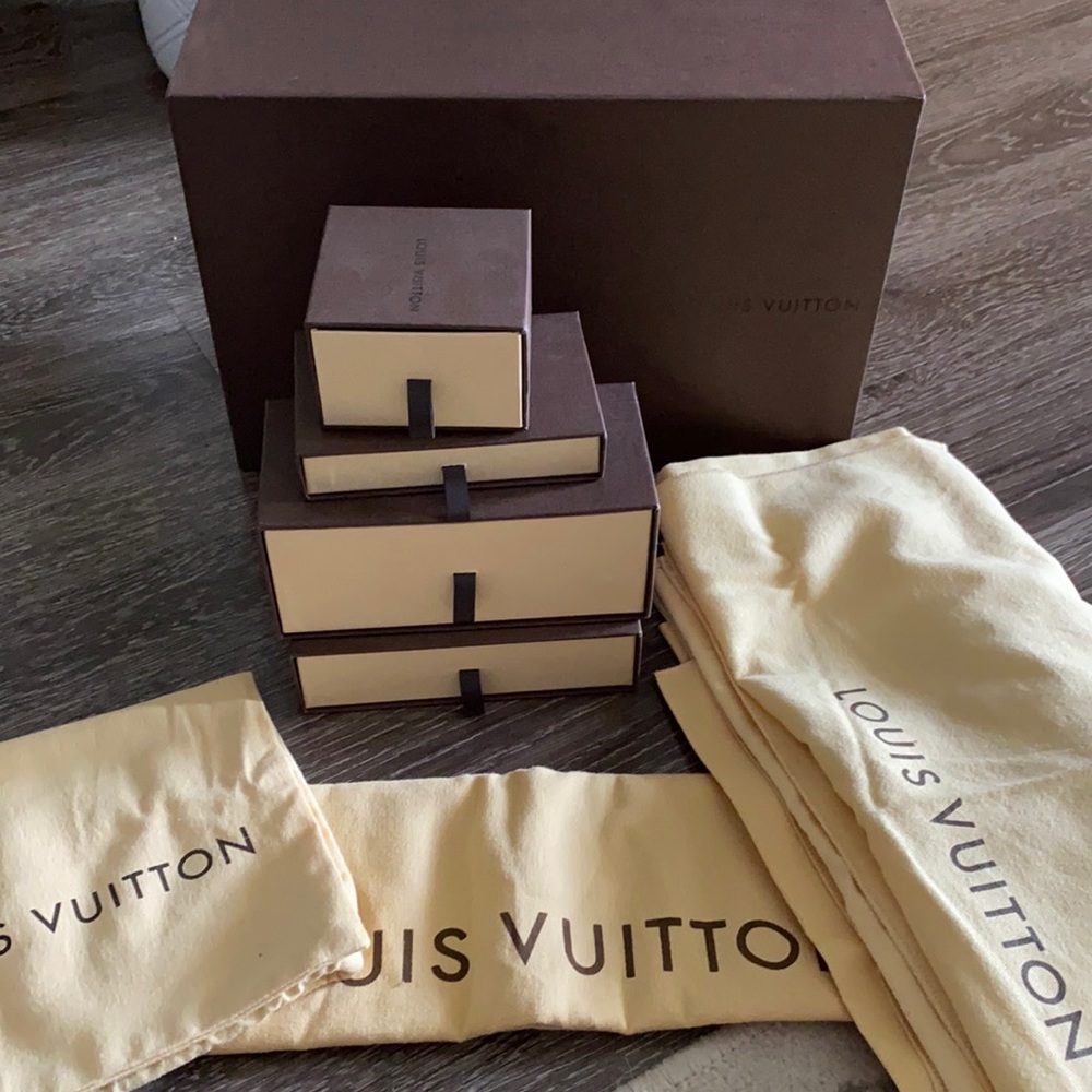 Louis Vuitton Dust Bags & Hard Boxes